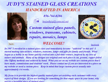 Tablet Screenshot of judysstainedglasscreations.com